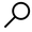 a magnifying glass. home page.